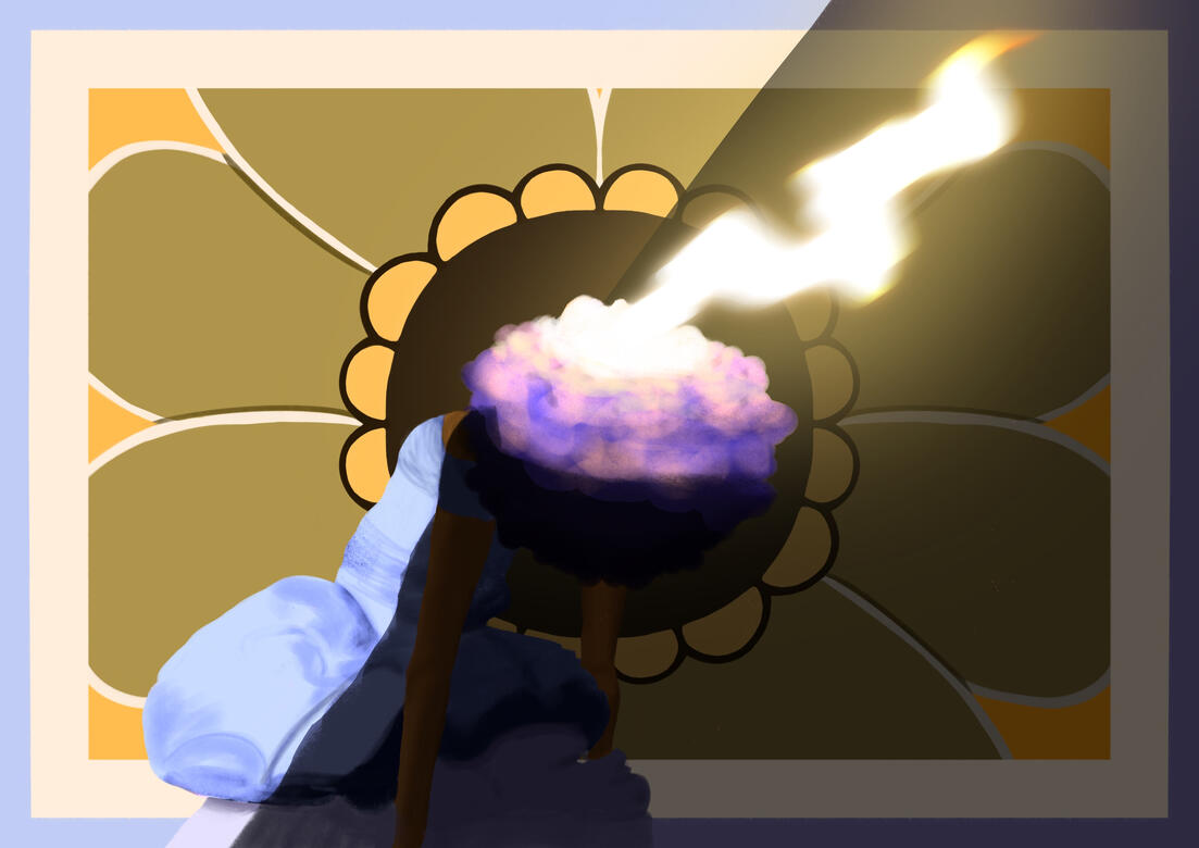 “Still on Fire” | November 2025 | Digital: Procreate